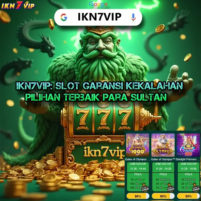 IKN7VIP: Slot Garansi Kekalahan Pilihan Terbaik Para Sultan